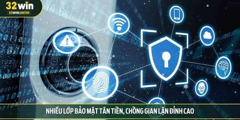 Nhiều lớp bảo mật tân tiến, chống gian lận đỉnh cao